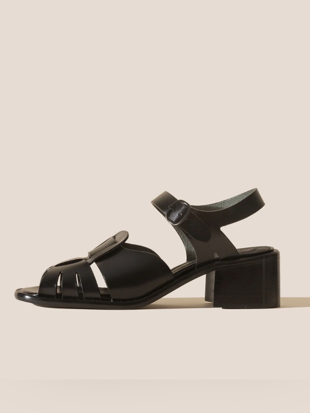 Hereu Ancora Squared Heeled Open-Toe Fisherman Sandal